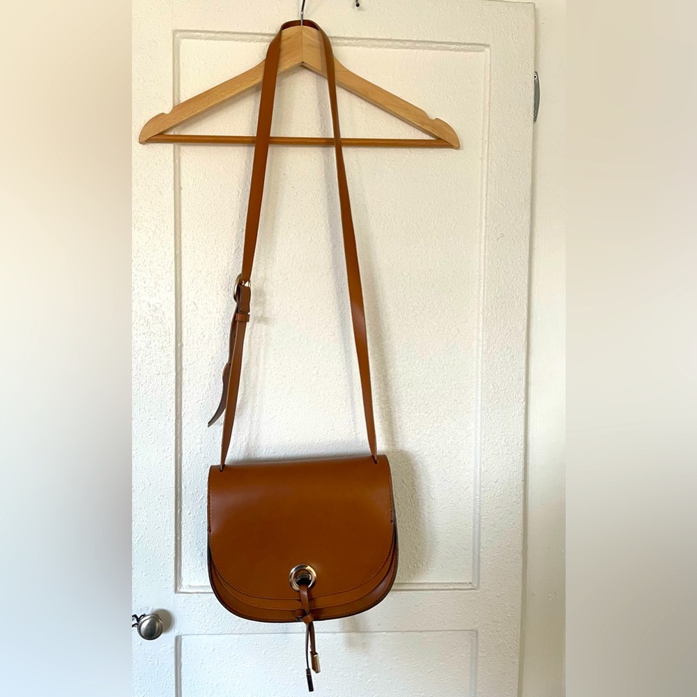 Zara Basic Collection Brown Cross Body - image 1
